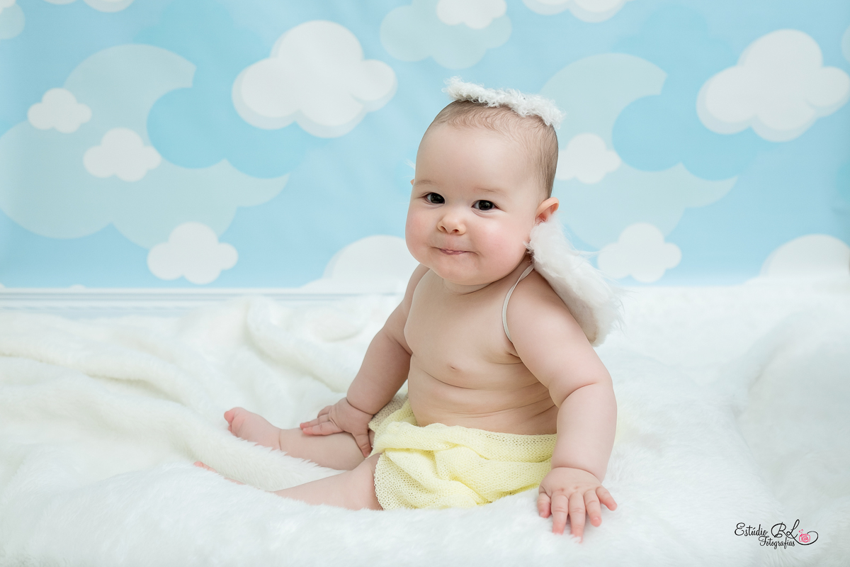 Sexto mês da Sophia, anjinha linda