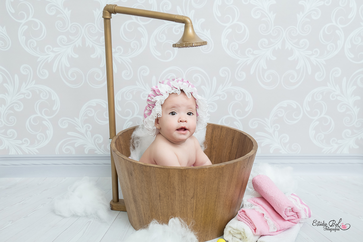 A sorridente e sempre querida Yasmim com 6 meses de pura alegria.