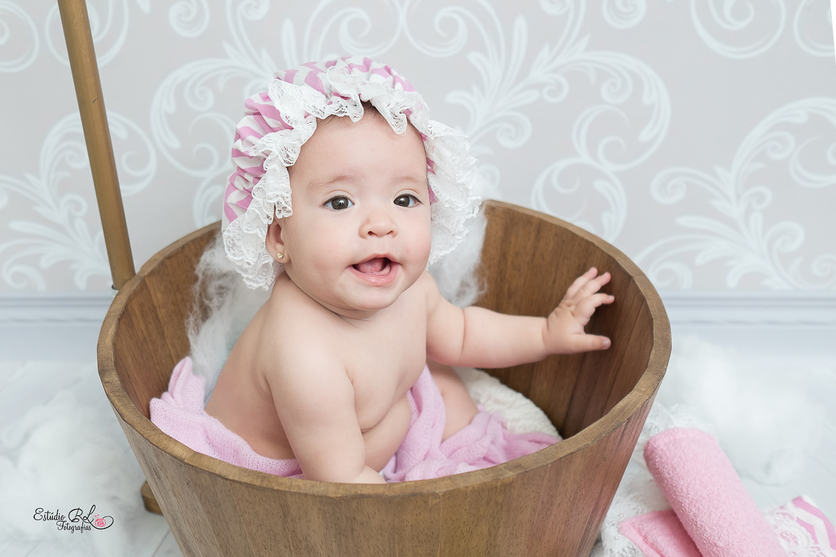 A sorridente e sempre querida Yasmim com 6 meses de pura alegria.