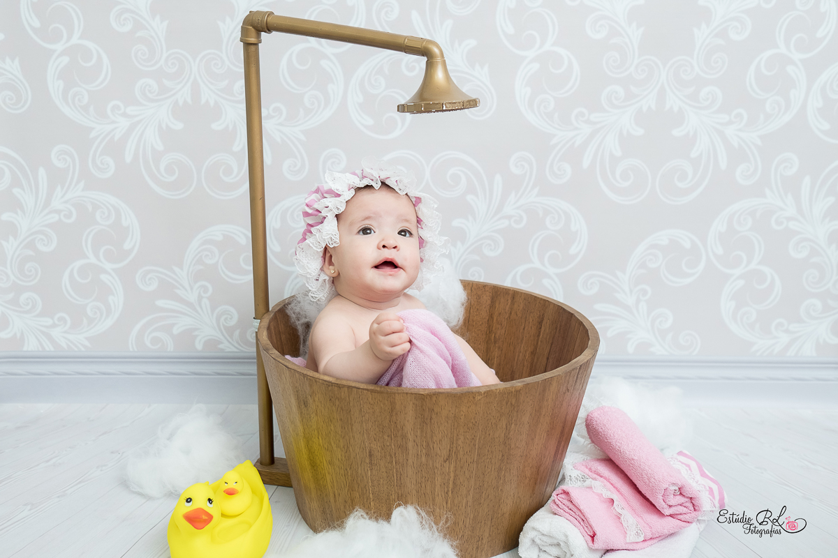 A sorridente e sempre querida Yasmim com 6 meses de pura alegria.