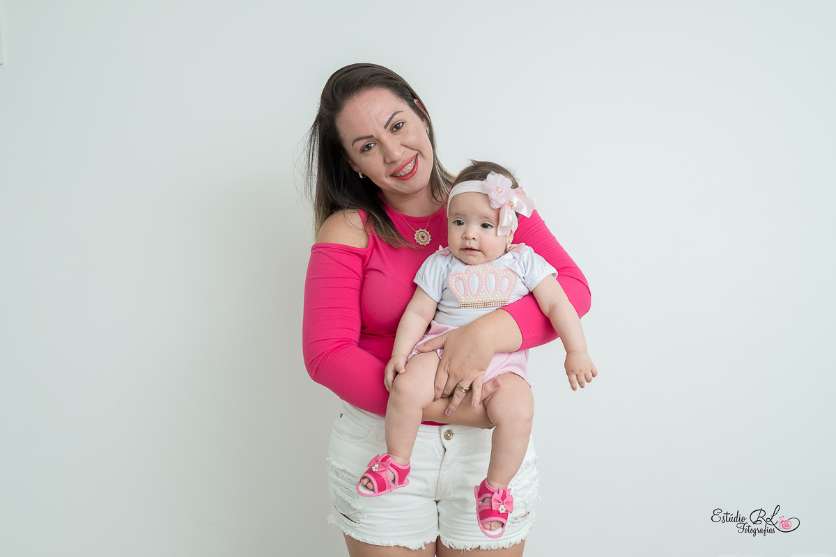 A sorridente e sempre querida Yasmim com 6 meses de pura alegria.