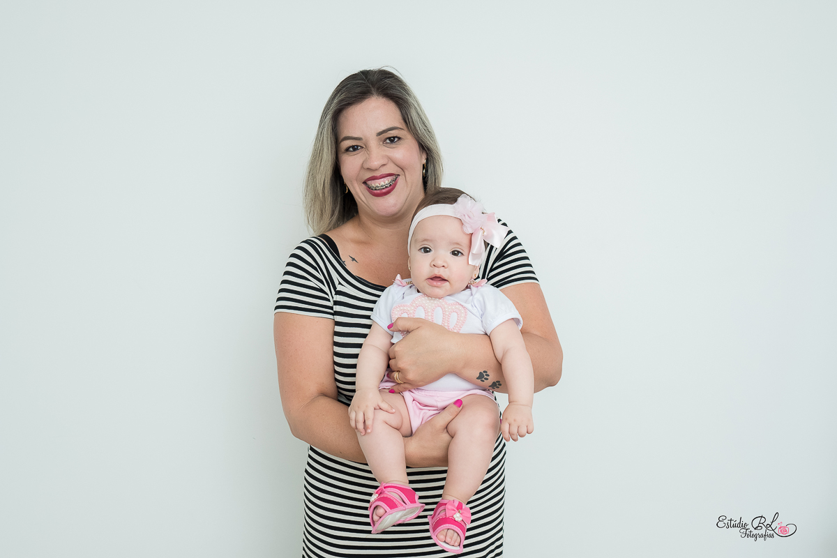 A sorridente e sempre querida Yasmim com 6 meses de pura alegria.