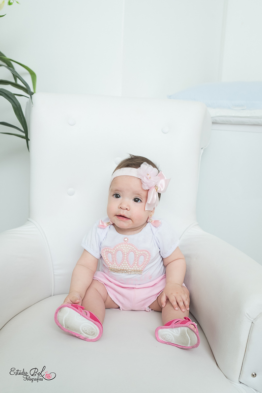 A sorridente e sempre querida Yasmim com 6 meses de pura alegria.