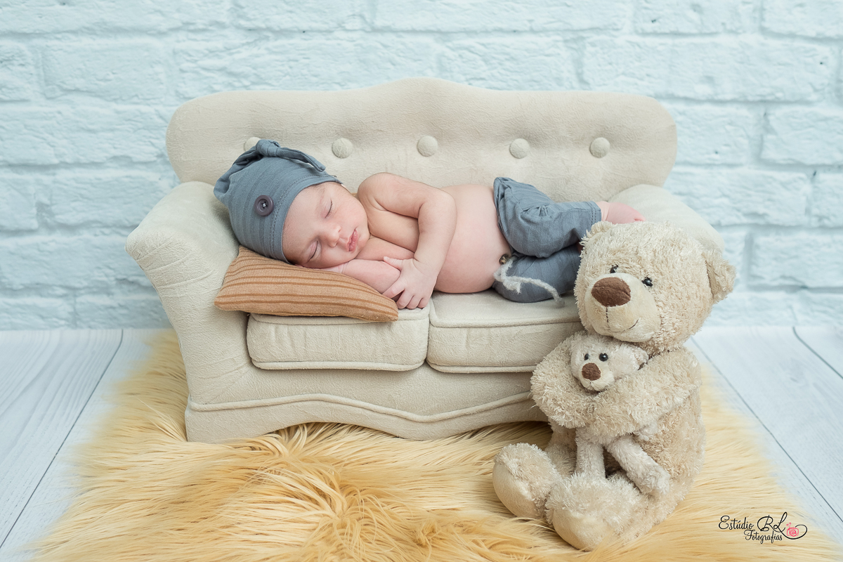sessão newborn Benício 18 dias