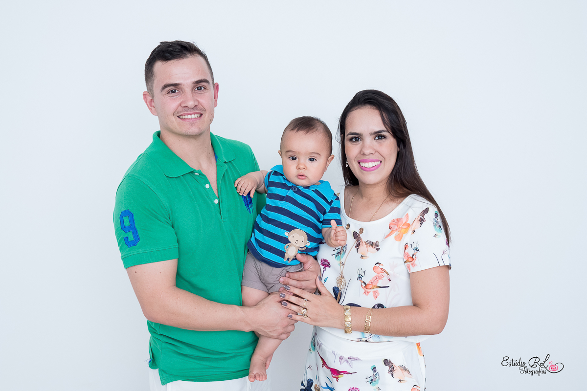 Caleb arrasou na sua sessão de 9 meses 
