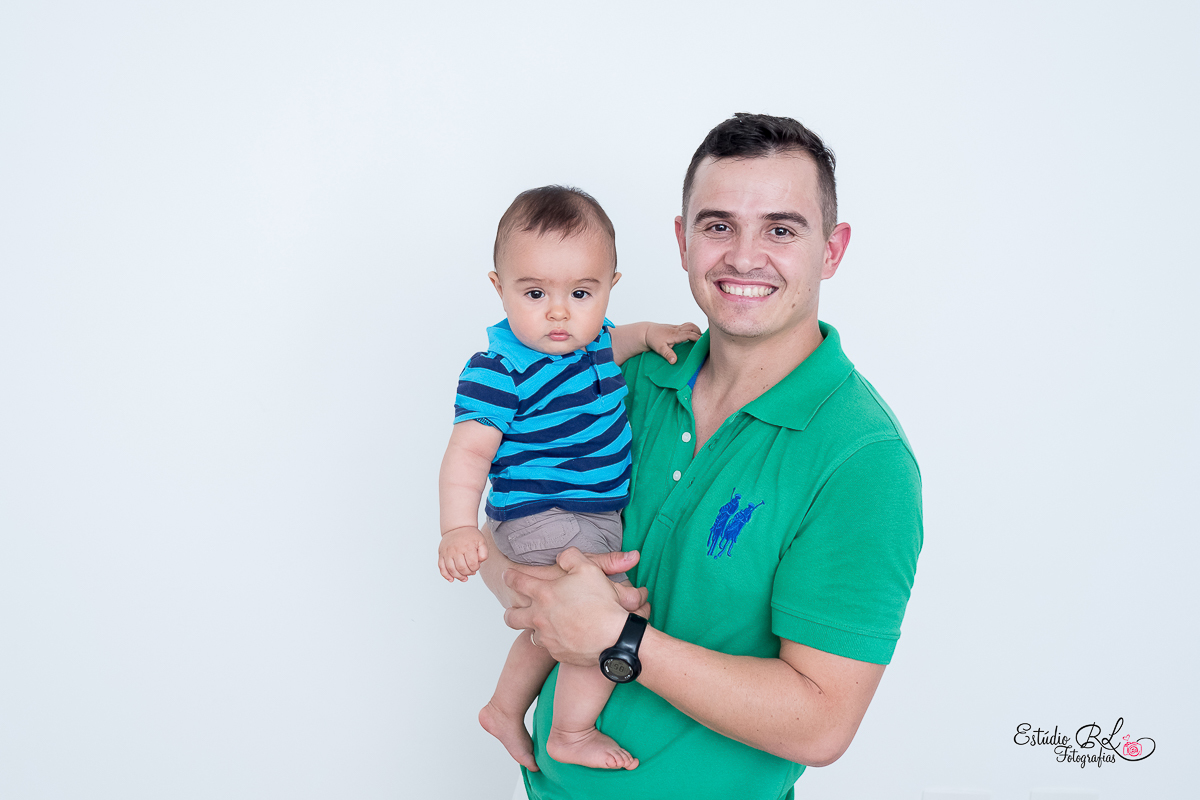 Caleb arrasou na sua sessão de 9 meses 