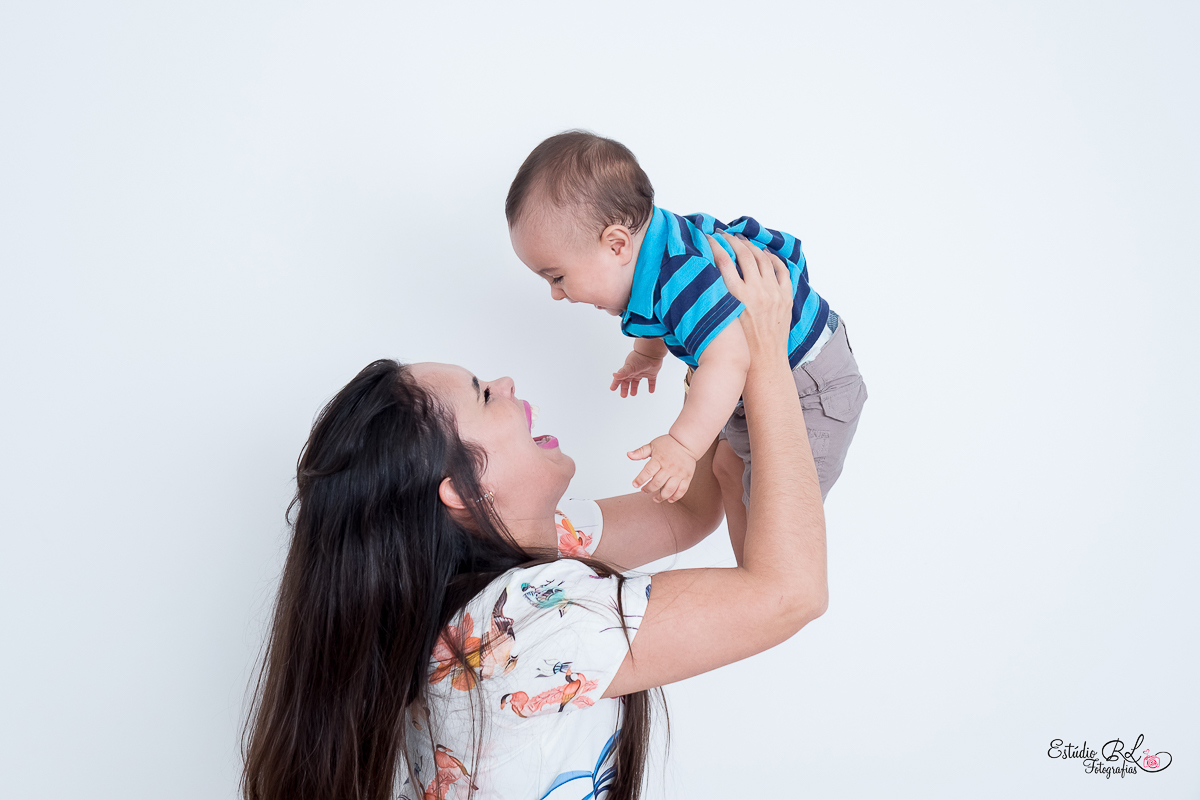 Caleb arrasou na sua sessão de 9 meses 