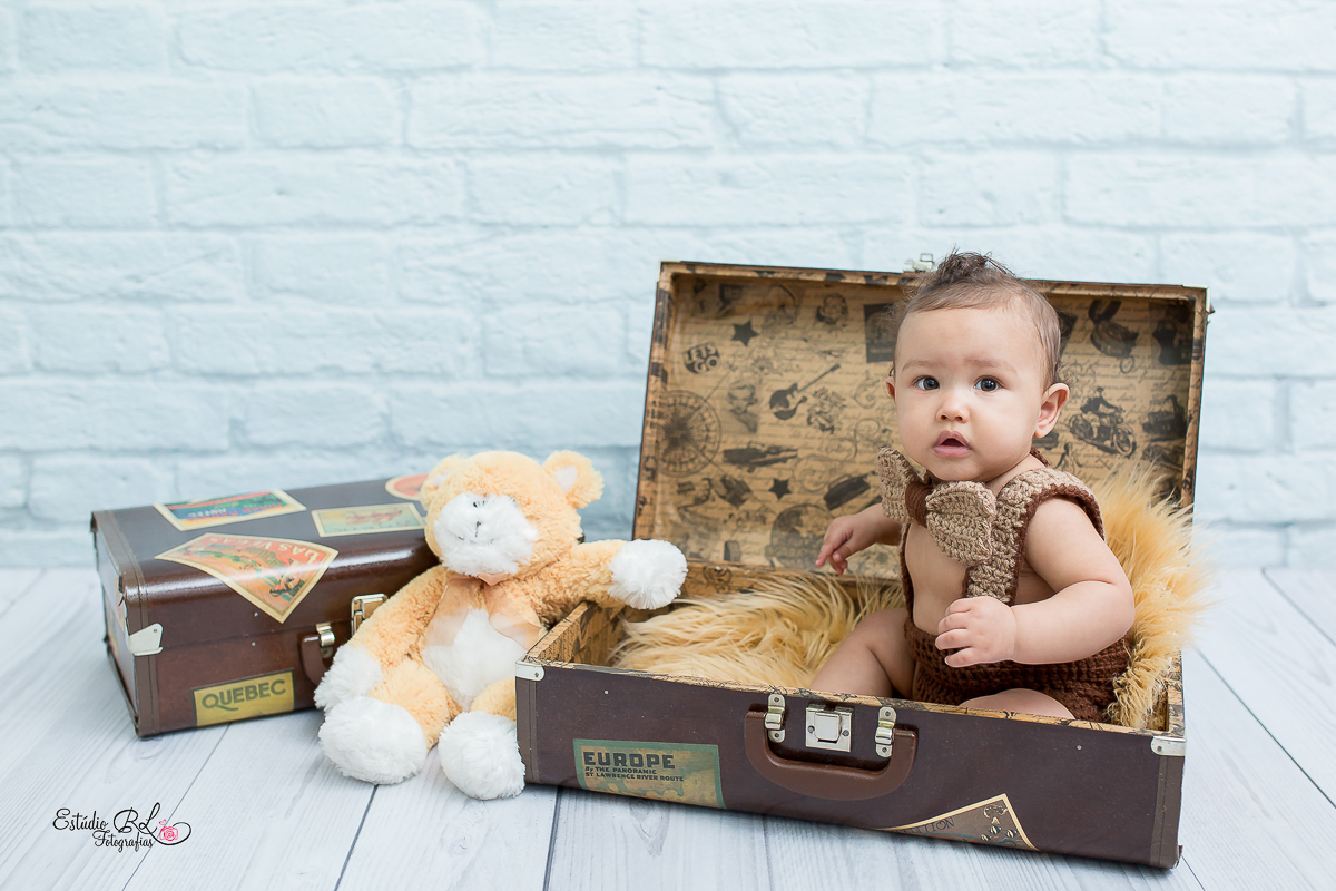 Coisa linda esse Vicente gente, essa foi a sessão de 6 meses, Vicente esta a cada sessão mais esperto! <3 <3