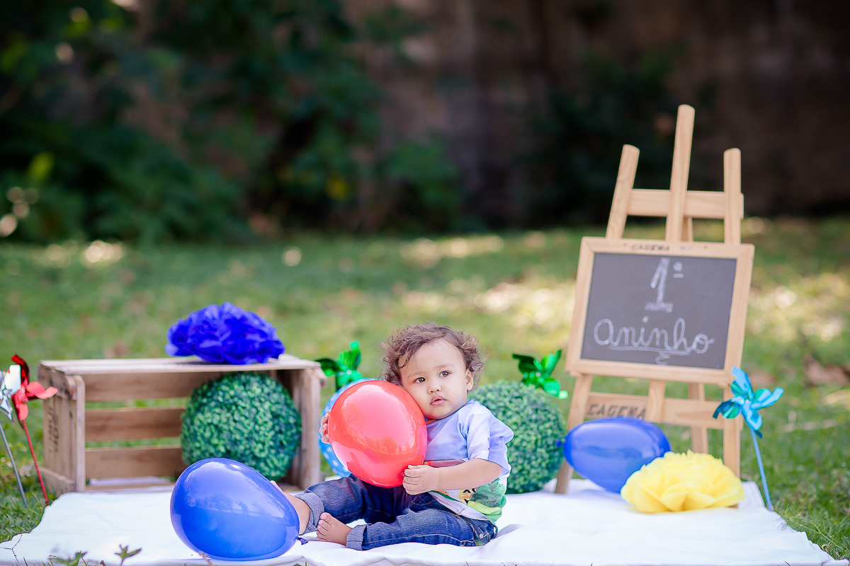 Depois de um ano conosco chegou ao fim o acompanhamento do Vicente e nada melhor para comemorar o 1º aninho com muita bagunça e um bolo

O Vi é menininho muito esperto...e essa cabeça cheia de cachinhos?? <3 <3 