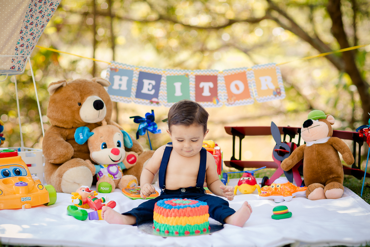 O tempo passou e essa fofura já completou 1 ano, e assim encerramos o acompanhamento de forma doce e bem festiva, com esse lindo ensaio realizado no parque...gente, o smash the cake  foi lindo, a família toda se divertiu!! 

Amamos conhecer essa família l