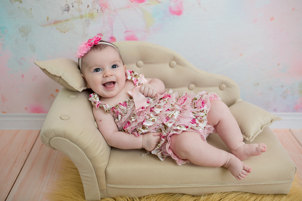 Beatriz 3 meses de puro encanto e alegria!! 