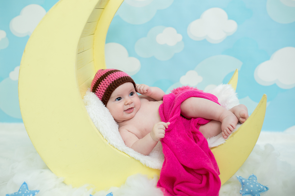 Beatriz 3 meses de puro encanto e alegria!! 