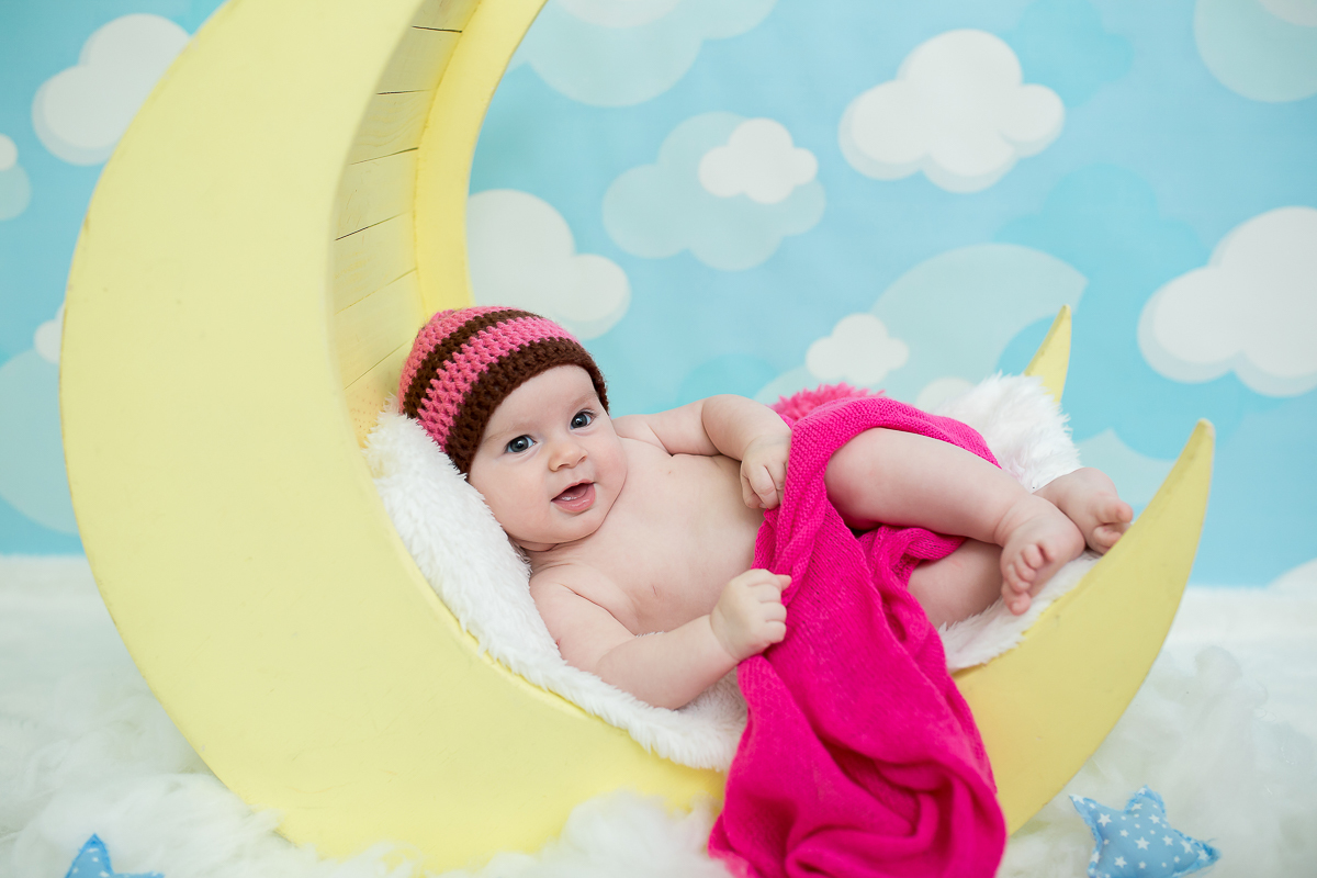 Beatriz 3 meses de puro encanto e alegria!! 