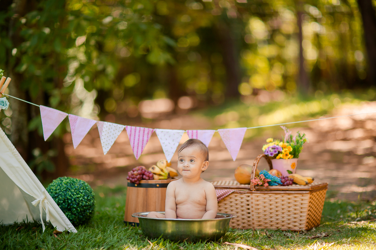 A Elisa ama frutas, e então bolamos junto com a mamãe Lays o smash the fruit....montamos um cenário com as frutas favoritas da pequena, 
Neste ensaio ela pode aproveitar suas frutinhas favoritas e também experimentar novos sabores, essa sessão é uma delia