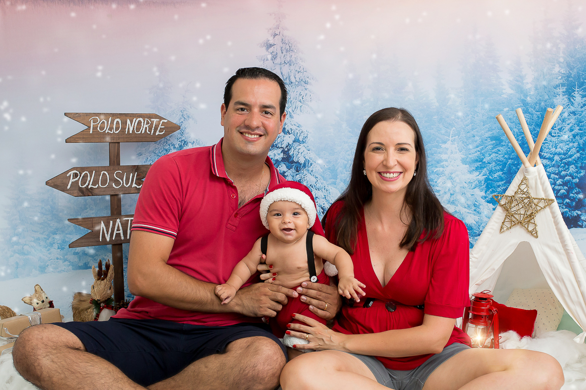 Sessão do primeiro natal do Bruno