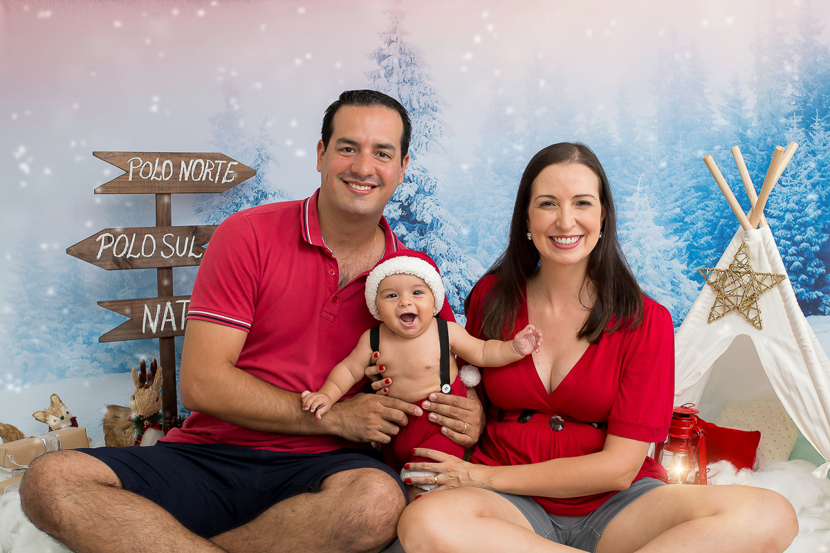 Sessão do primeiro natal do Bruno