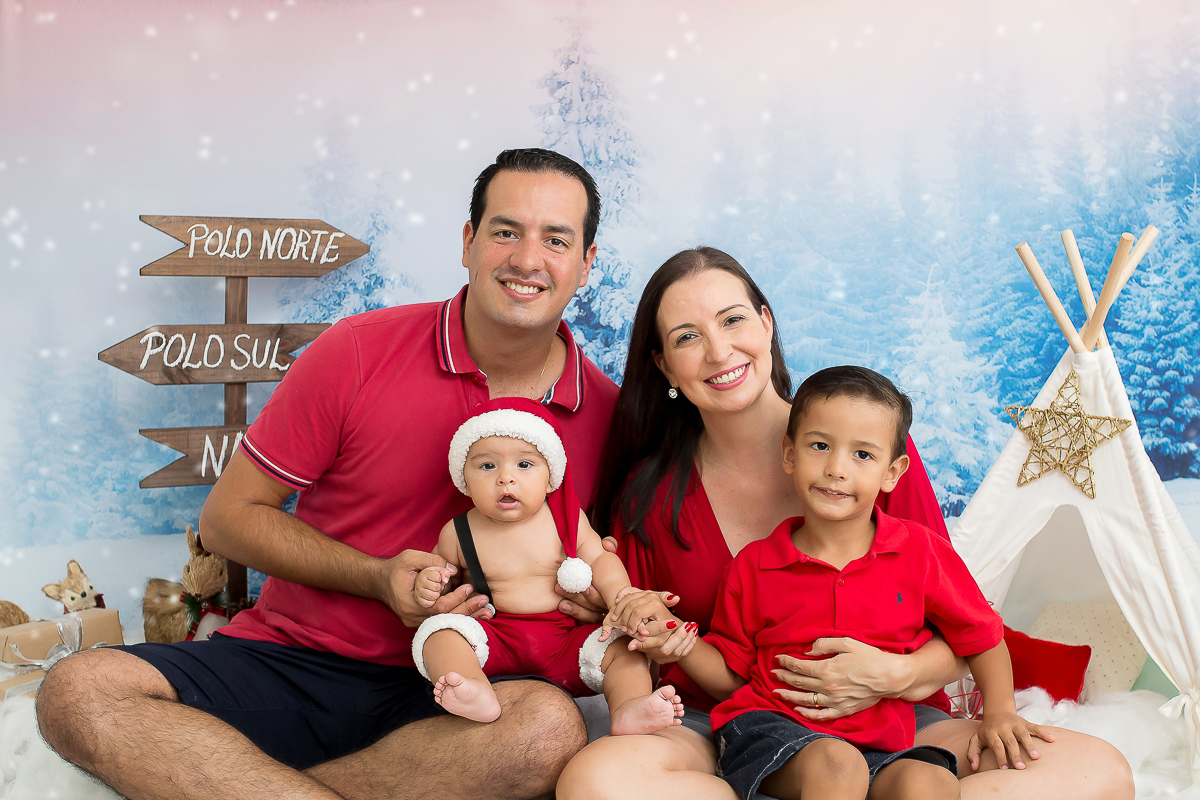 Sessão do primeiro natal do Bruno