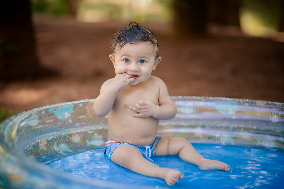 Muitos sorrisos, muita bagunça e só diversão.. 

O Pequeno Pietro aproveitou o máximo que podia na Piscina e nos brinquedos com o Papai e a Mamãe comemorando seus 9 meses!