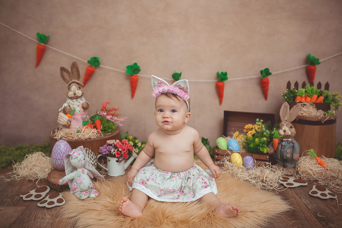 Helena uma coelhinha da páscoa cheia de charme