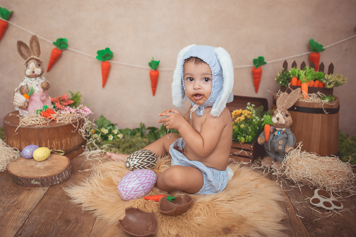 Mini sessão de Páscoa Murilo!!
