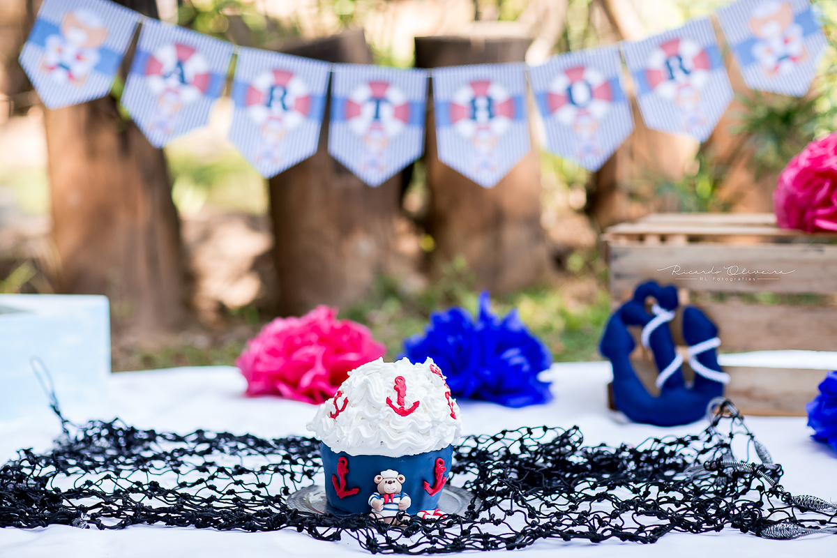 tema do urso marinheiro, ficou muito lindo