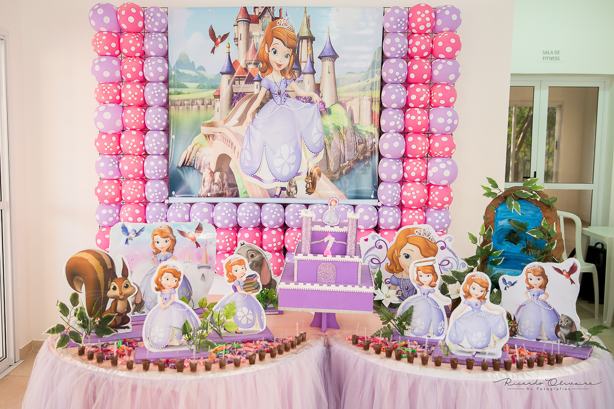 Decoração linda das princesas