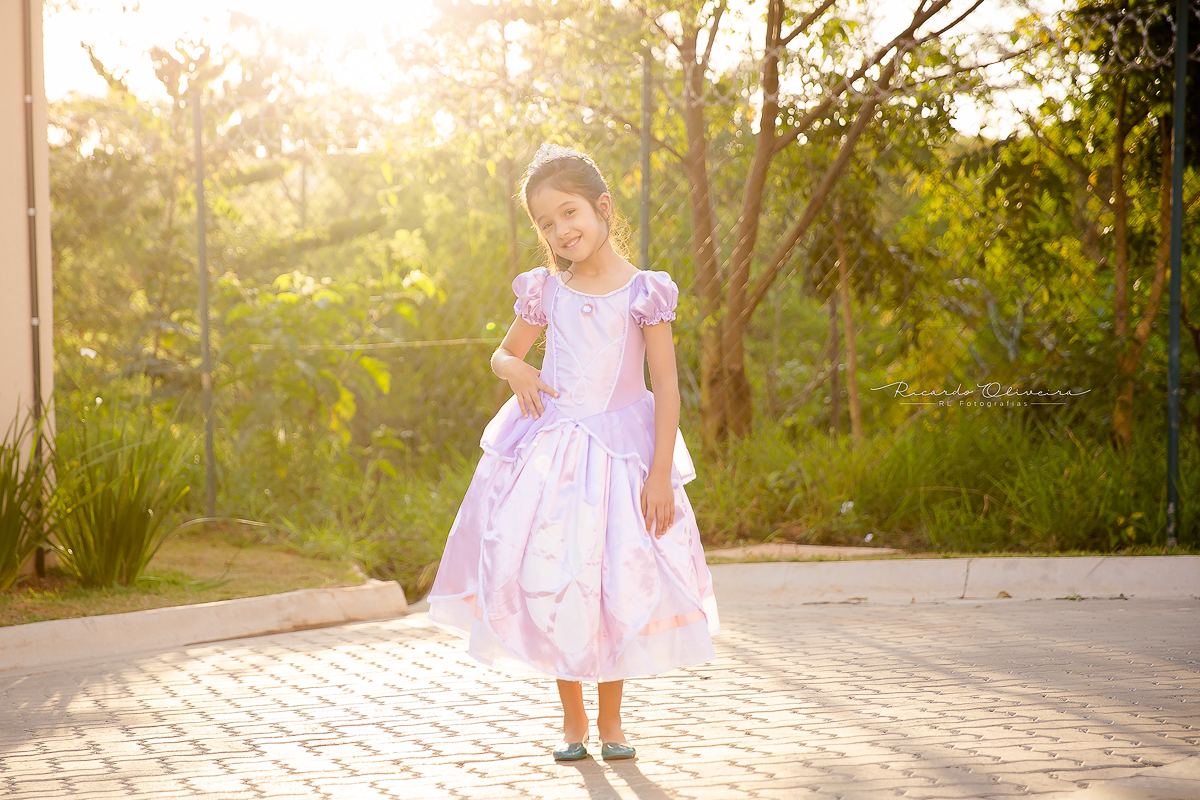 A princesa está muito delicada