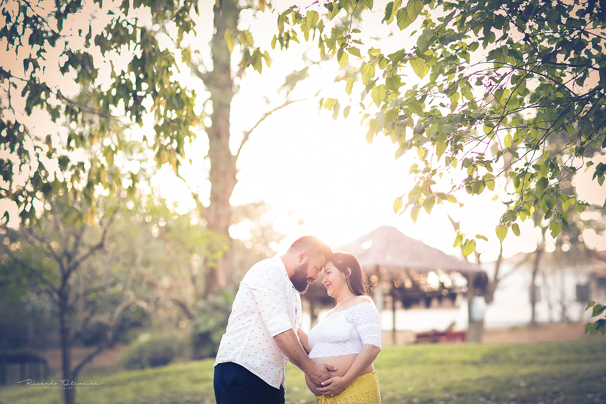 Uma união perfeita, que mamãe está gerando o fruto do amor