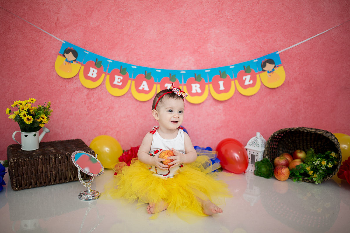 E quando a gente termina o acompanhamento de uma fofura como a Beatriz? E ainda por cima com um smash-the-cake delicioso? 