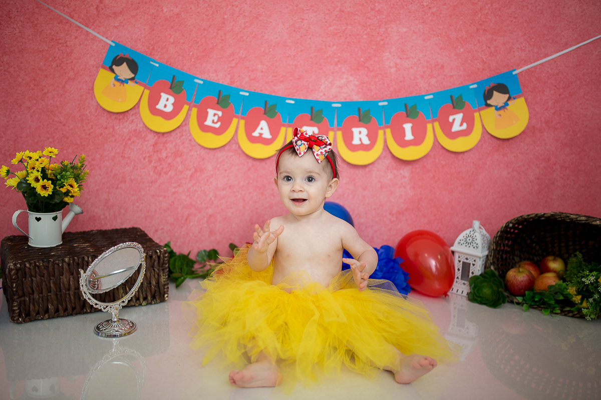 E quando a gente termina o acompanhamento de uma fofura como a Beatriz? E ainda por cima com um smash-the-cake delicioso? 