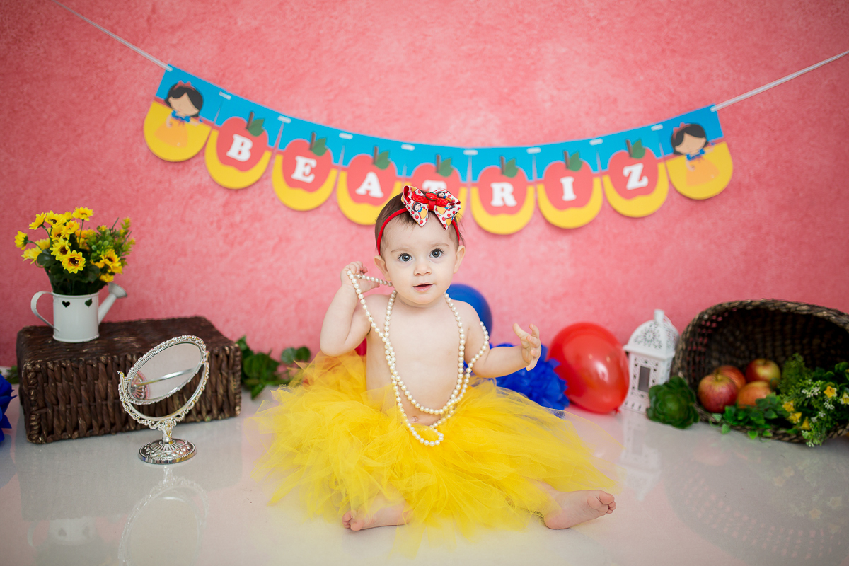 E quando a gente termina o acompanhamento de uma fofura como a Beatriz? E ainda por cima com um smash-the-cake delicioso? 