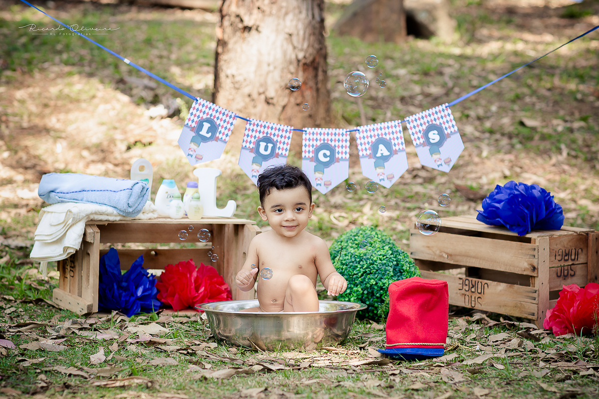 Agora é hora do banho