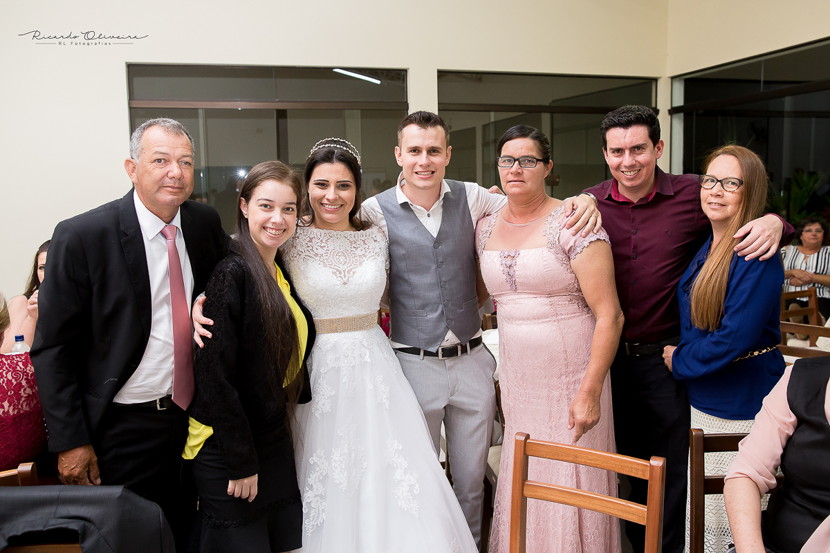 Noivos e padrinhos