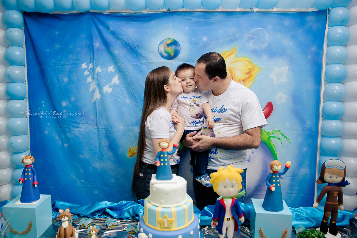 Papai e mamãe com Gabriel