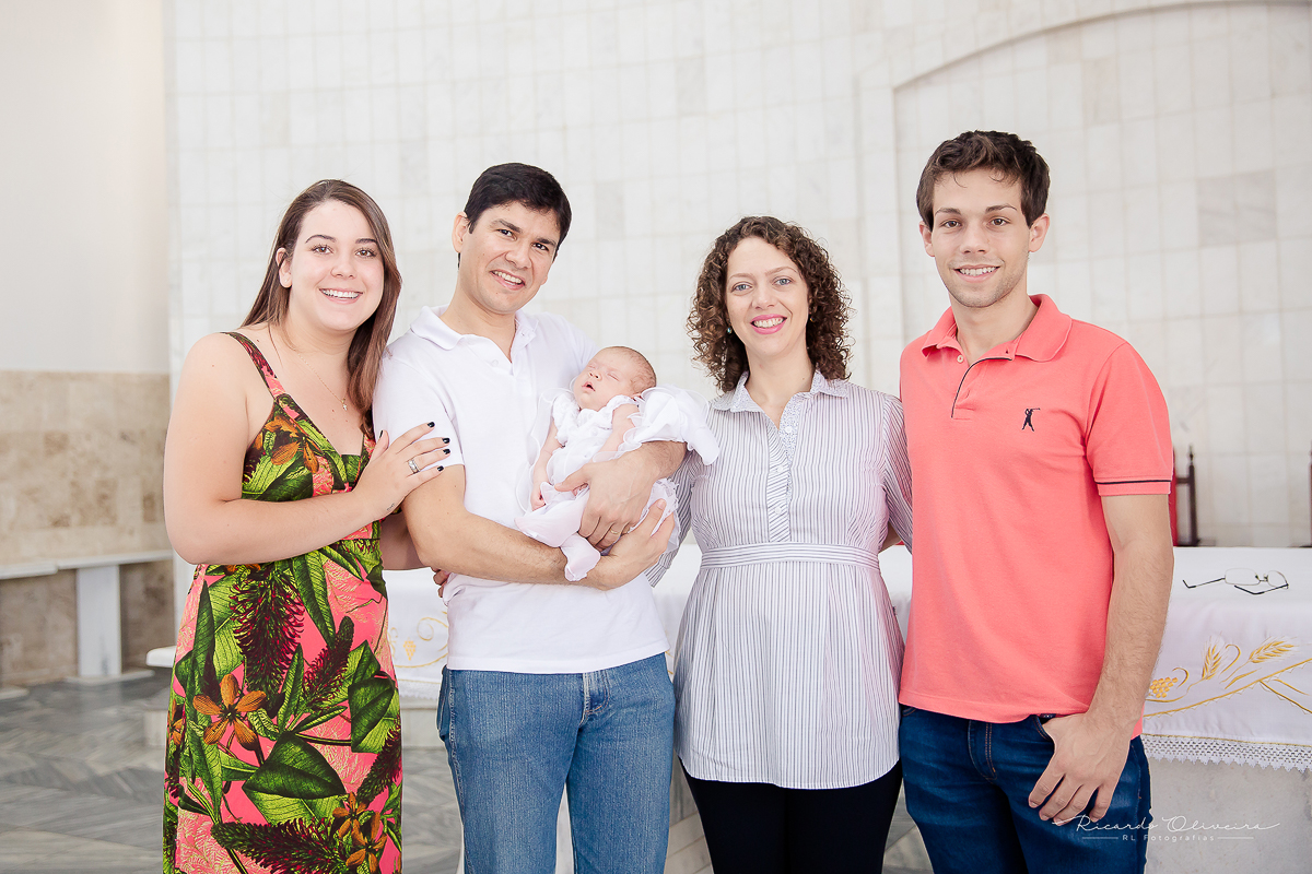 Batismo da Clara, com amigos