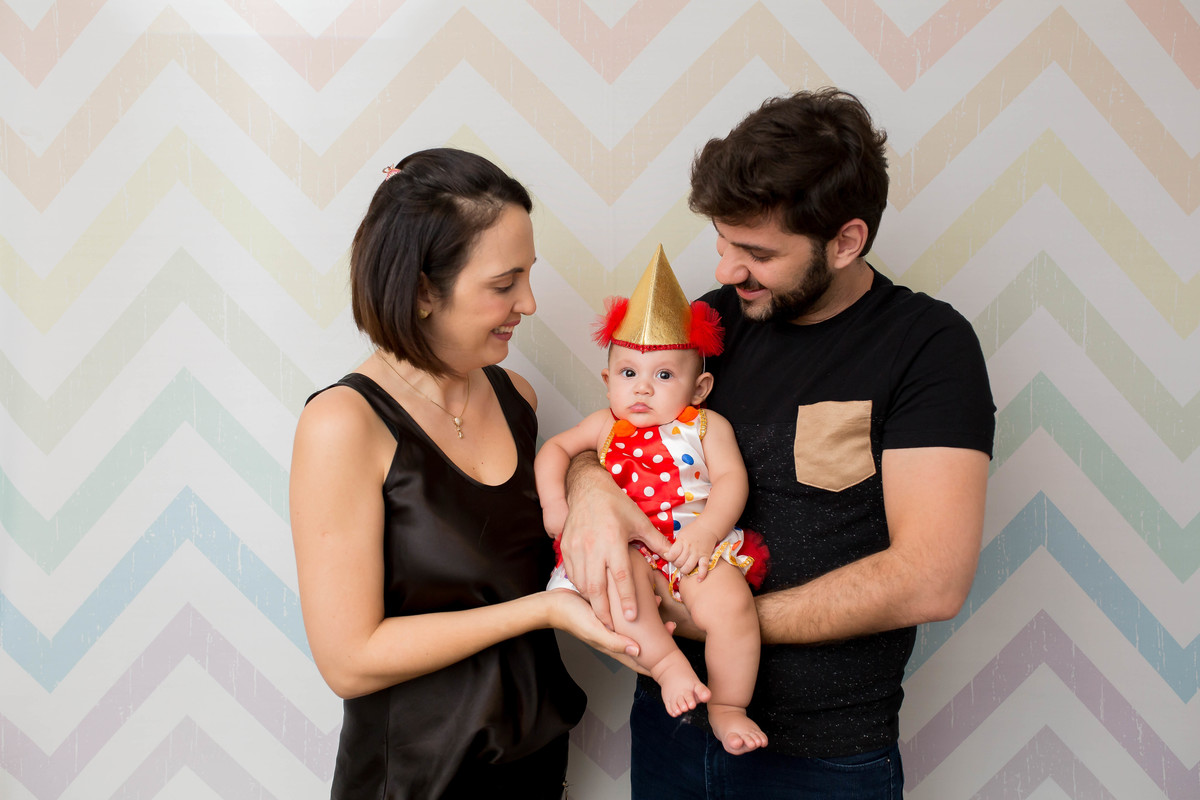 Gabriel 4 meses. palhacinho super fofo 