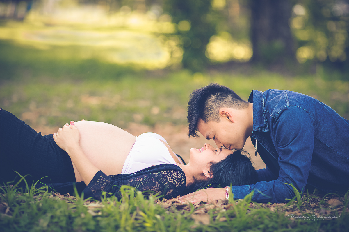 Foto linda da mamãe e papai