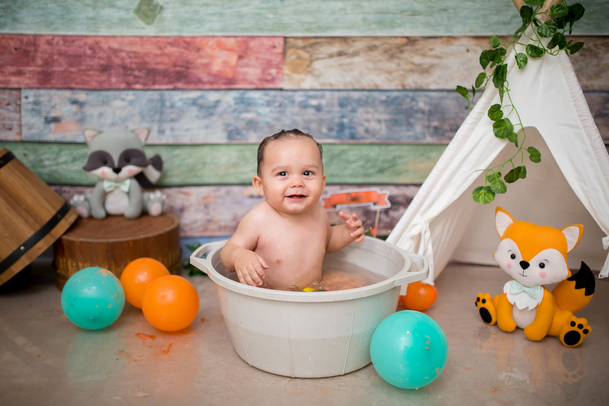 Piscamos e um ano se passou.... e é claro que não podia deixar de registrar o Smash Smash the Cake do pequeno Théo 