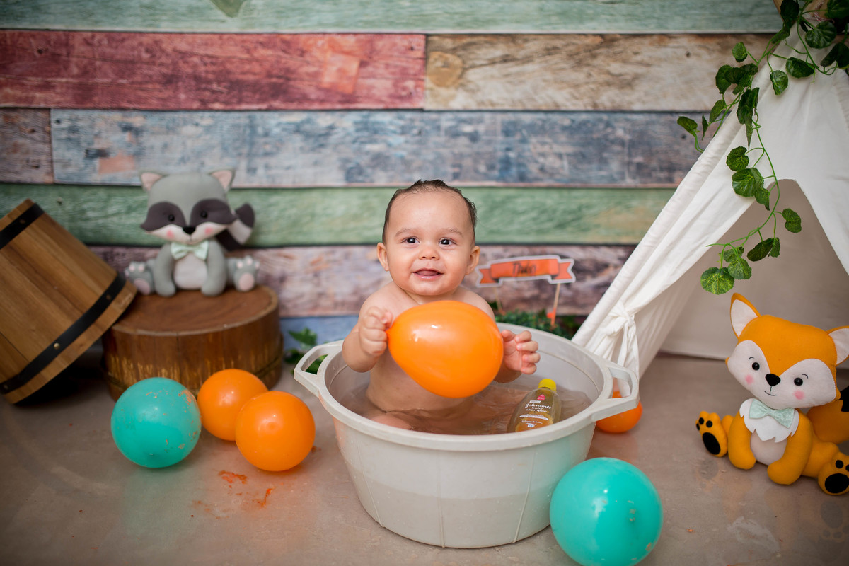 Piscamos e um ano se passou.... e é claro que não podia deixar de registrar o Smash Smash the Cake do pequeno Théo 