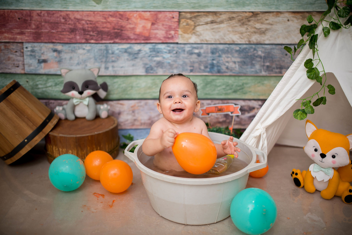 Piscamos e um ano se passou.... e é claro que não podia deixar de registrar o Smash Smash the Cake do pequeno Théo 