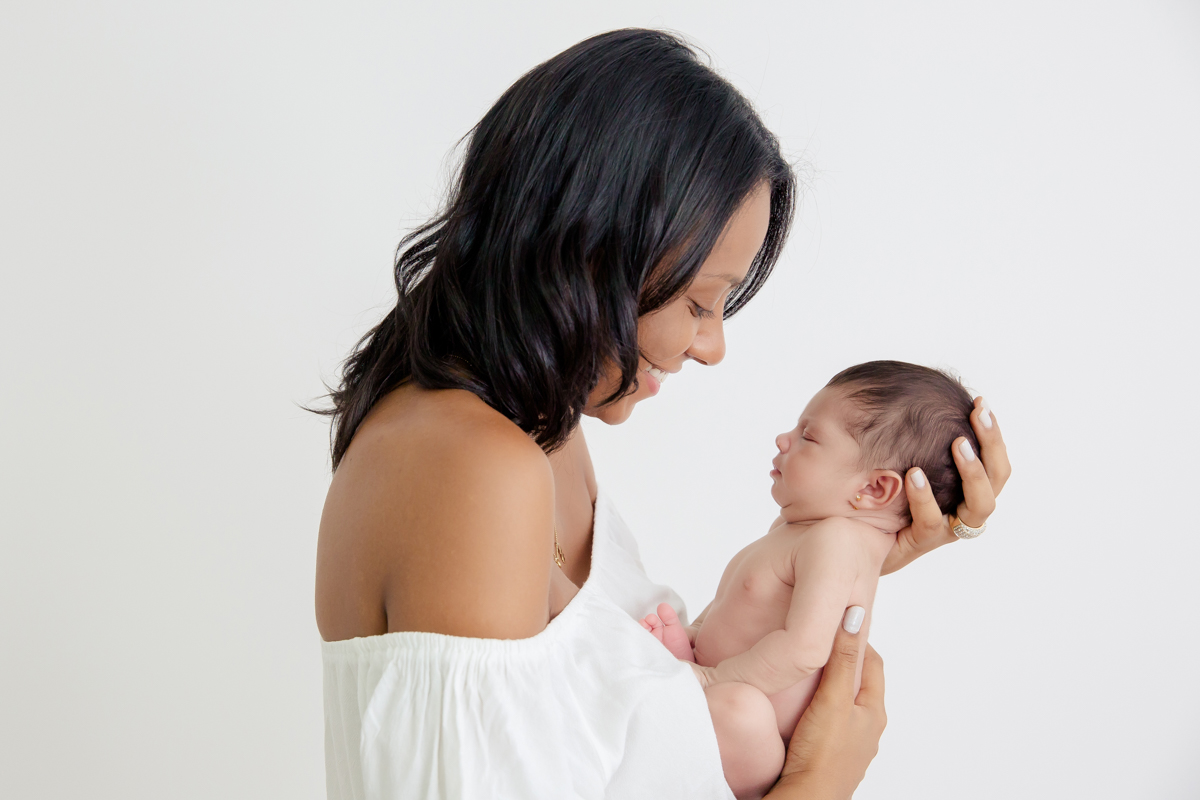 Mamãe com Ana de 12 dias