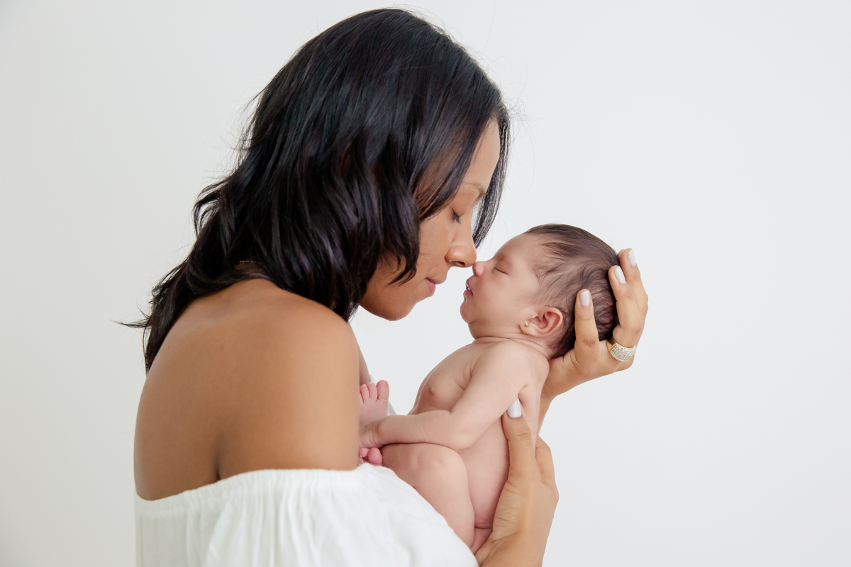 Mamãe com Ana de 12 dias