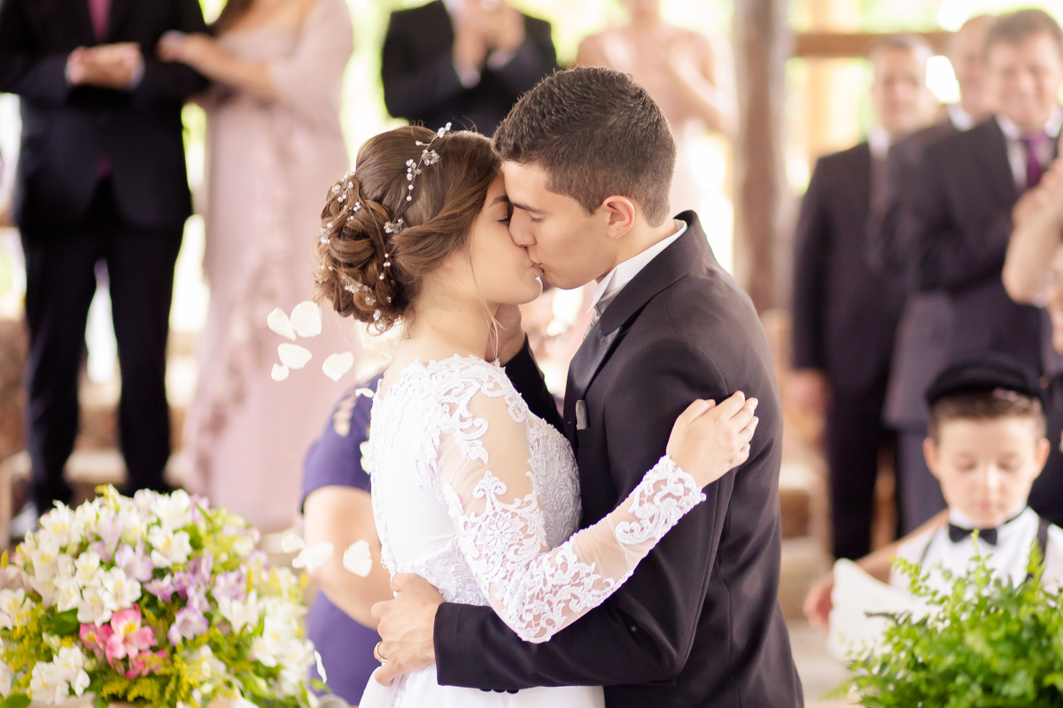 Beijo dos noivos