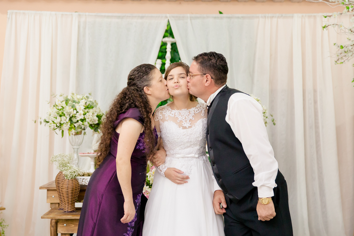 Fotos com os padrinhos