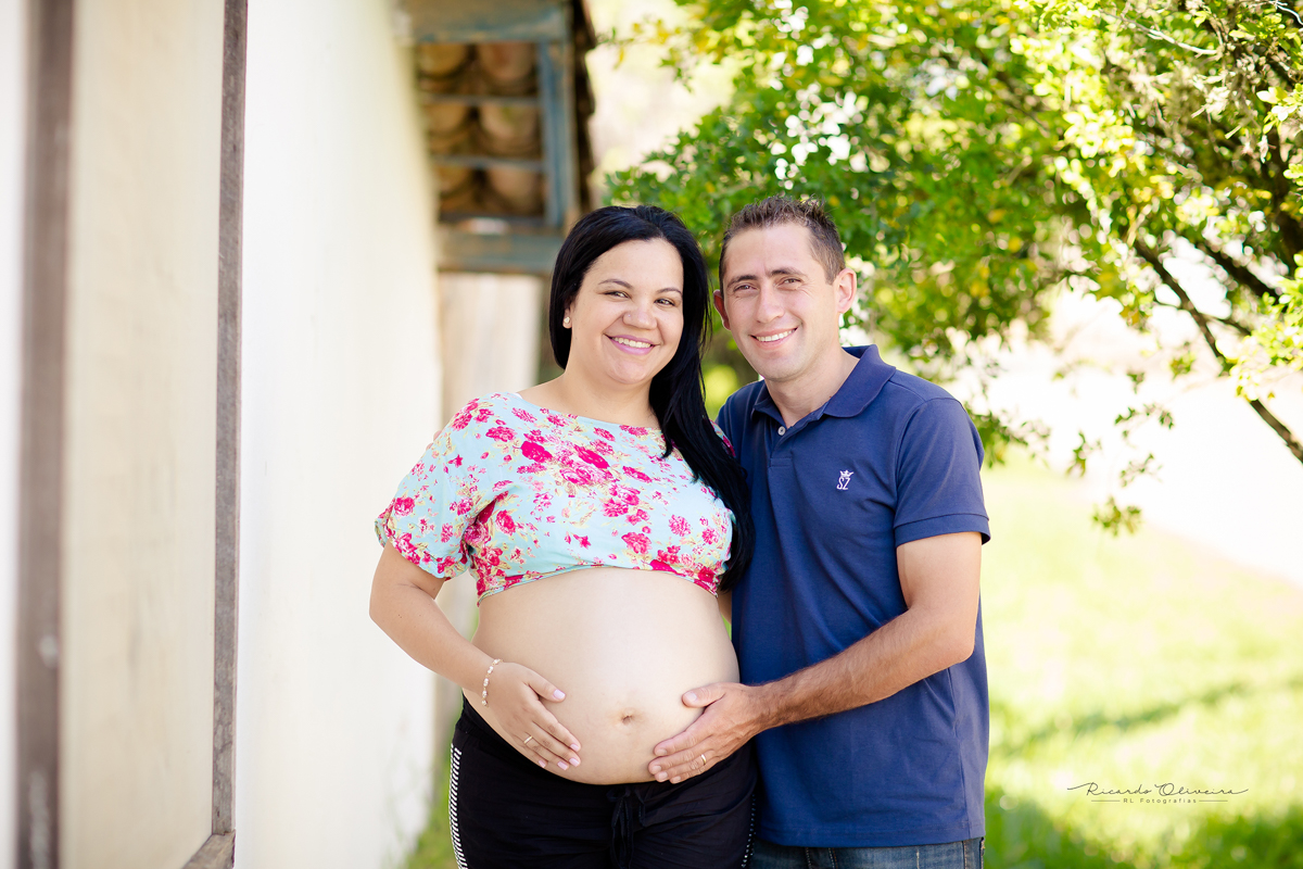 Ensaio gestante na fazenda ipanema