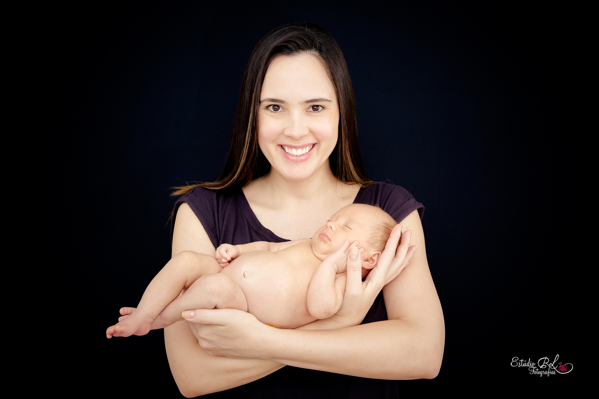Helena e a mamãe Sandra