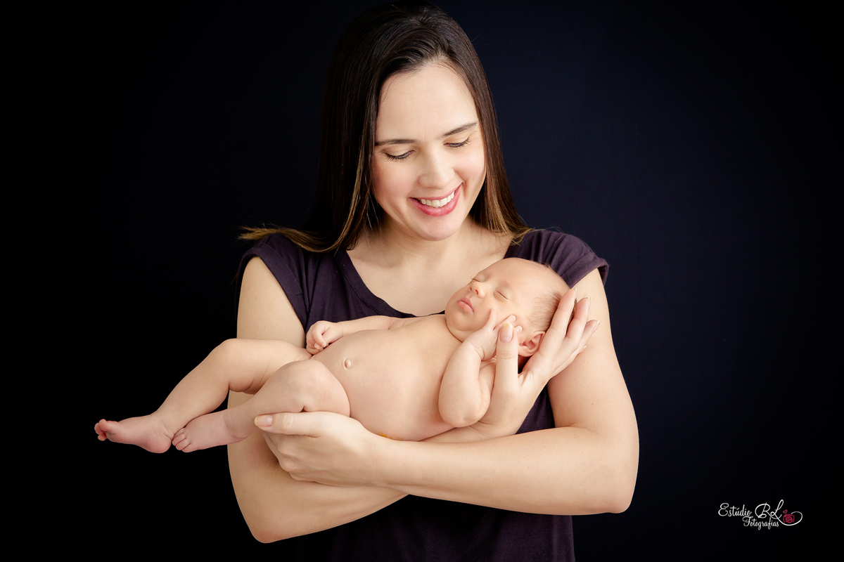 Helena e a mamãe Sandra