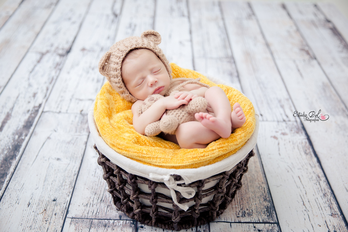 Esse ursinho faz sucesso no newborn