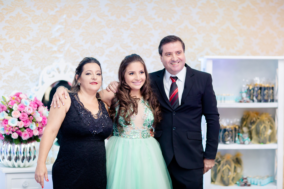 Papai e a filha debutante