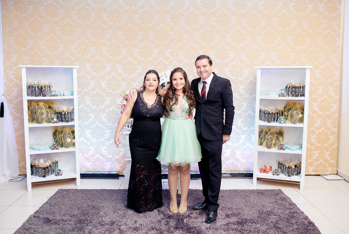 Papai e a filha debutante